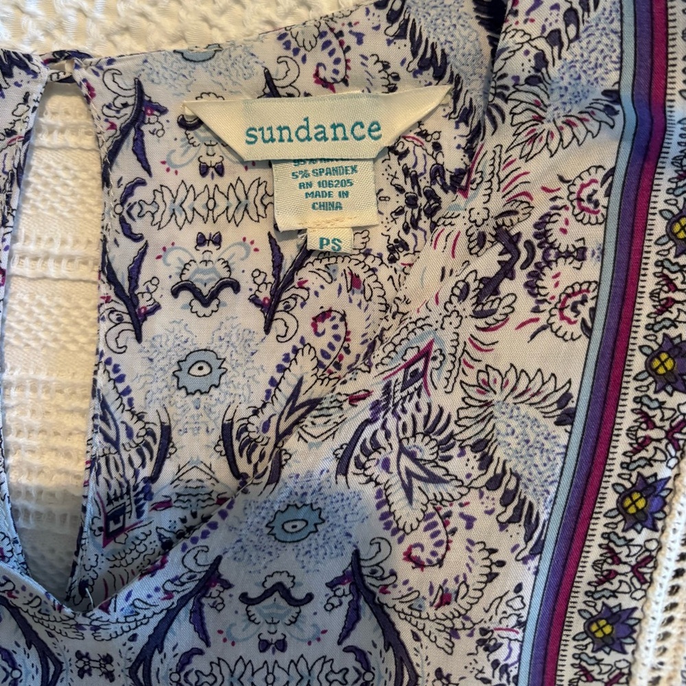 Sundance Terraza Dress in Blue Citron Petite Small - Picture 6 of 12